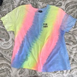 Pastel colored VSCO shirt